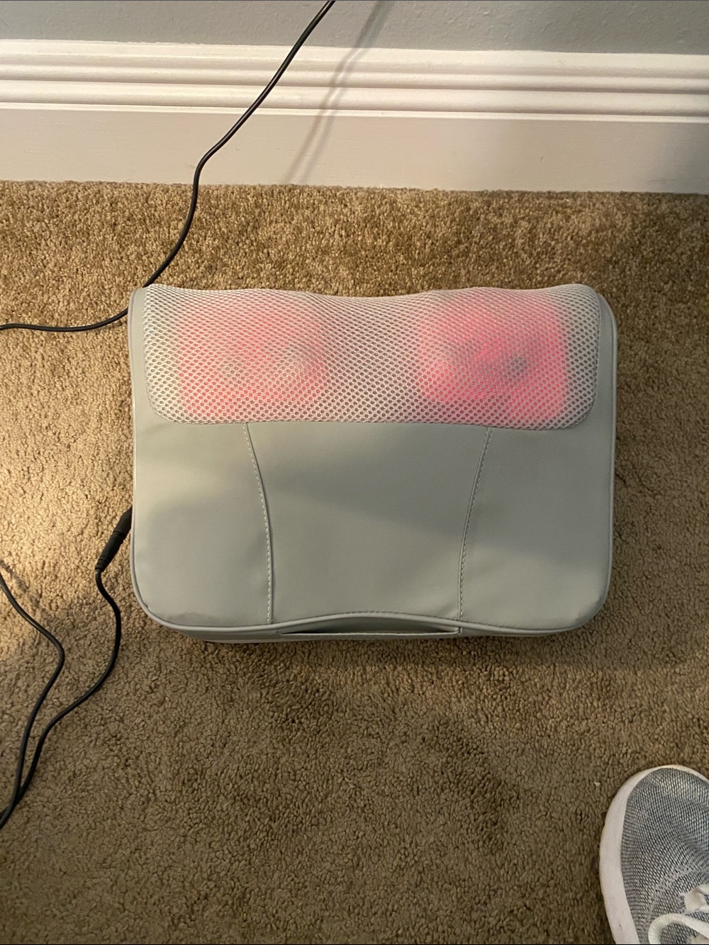 Gray  Massage Cushion with Heat - Unbranded